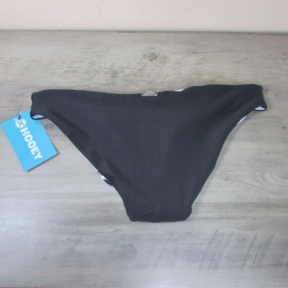 Hooey Women's 2XL The Rally Reversible Bikini Swimsuit Bottom - Black - Picture 3 of 3